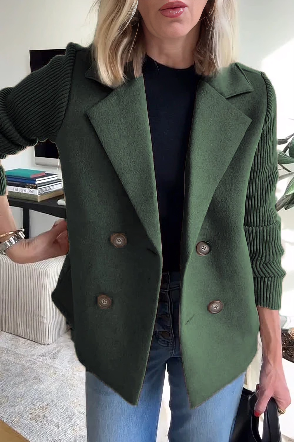 Camela™ Blazer mit Strickärmeln