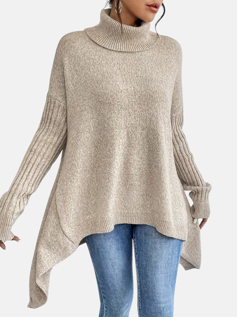 BRIGITTE – LANGER TURTLENECK-PULLOVER