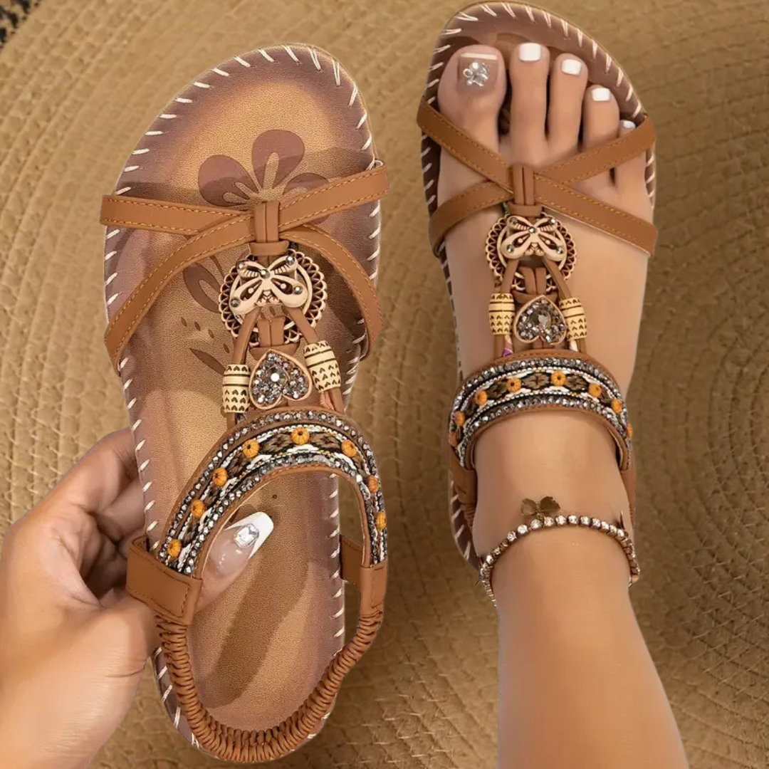 Nada | Sandalen Stil Ibiza, die Komfort und Eleganz vereinen