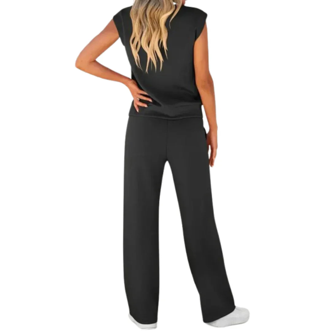 KAIYA™ – Lässiger Sommerweicher Lounge Co-Ord