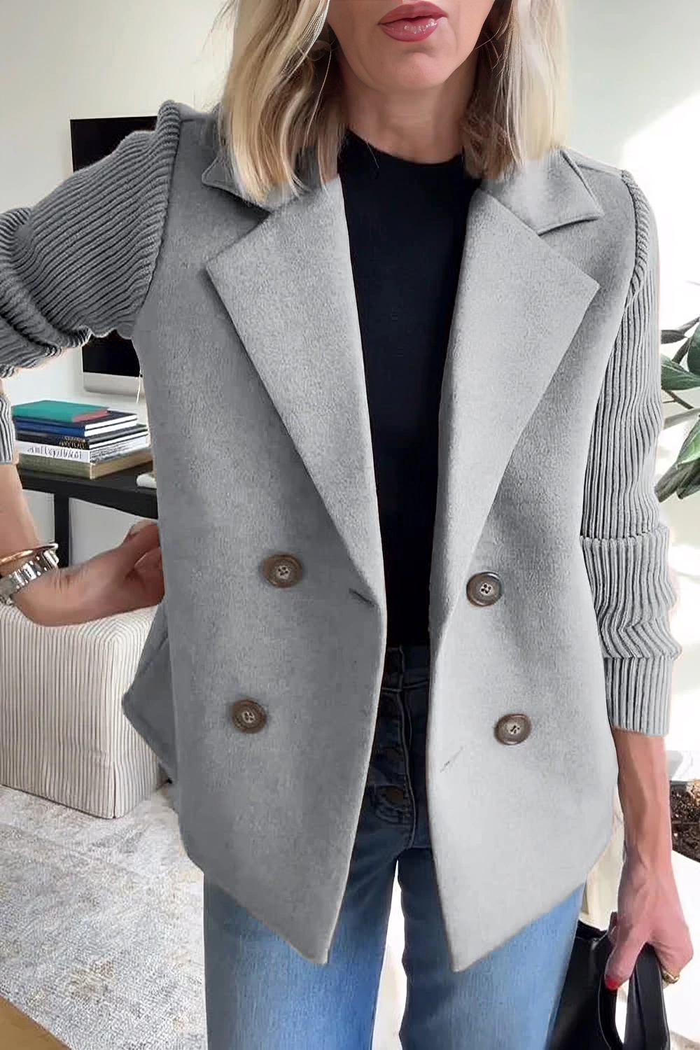 Camela™ Blazer mit Strickärmeln