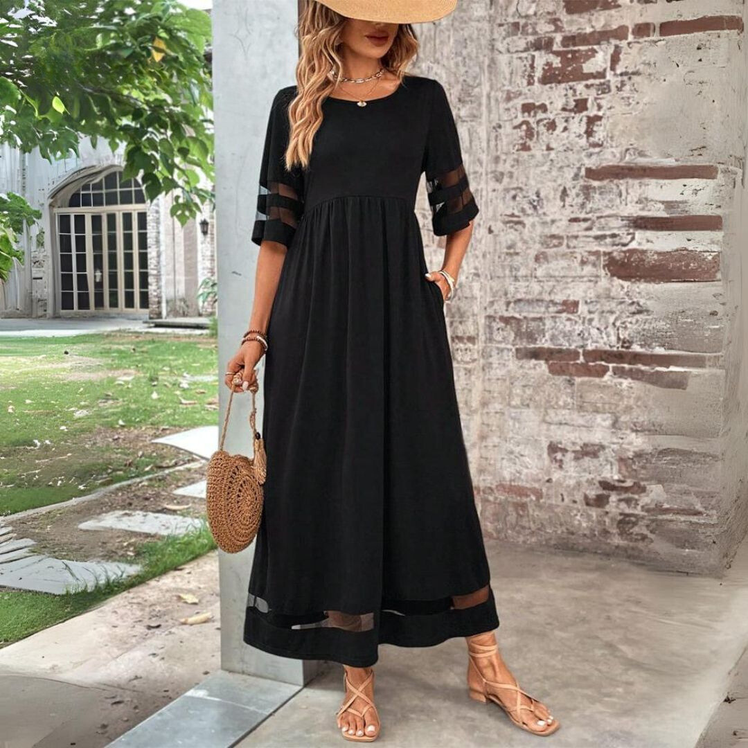 Aubrée – Figurumschmeichelndes Midikleid