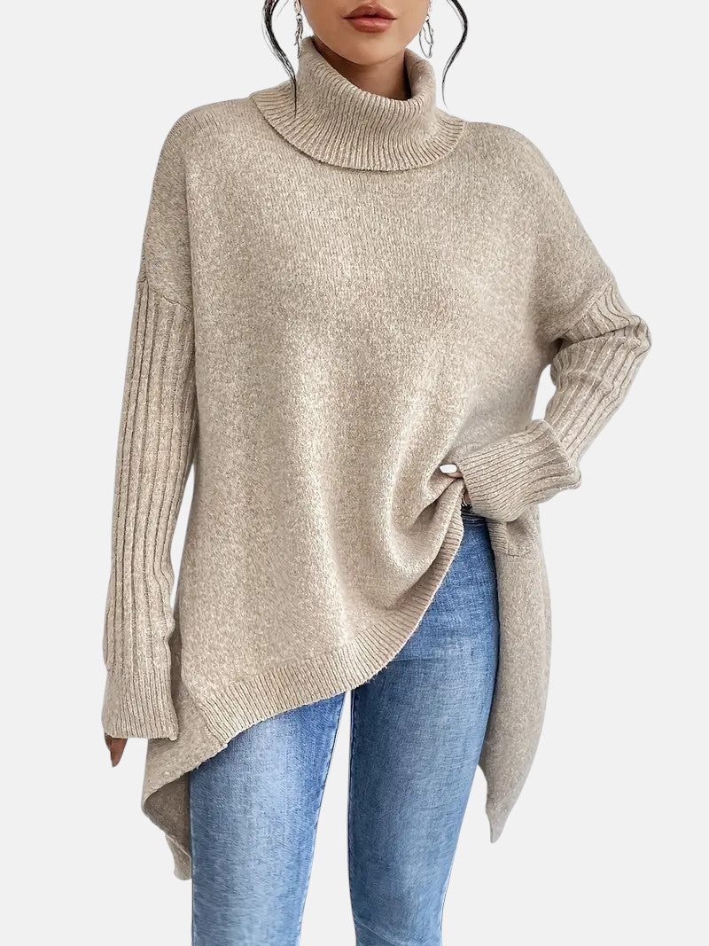 BRIGITTE – LANGER TURTLENECK-PULLOVER