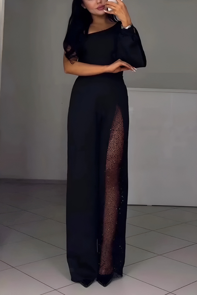 Sara | Weitbeiniger Jumpsuit