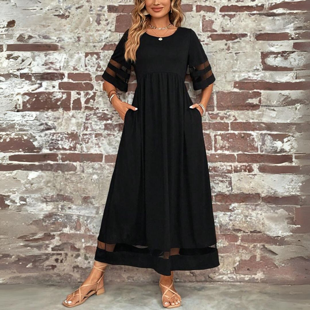 Aubrée – Figurumschmeichelndes Midikleid