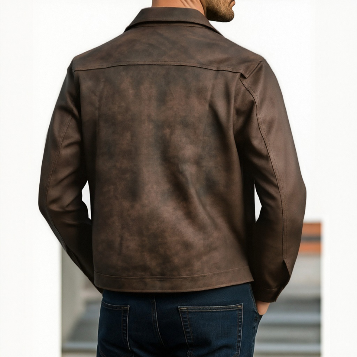Meyer Basel | Herren Klassische Lederjacke