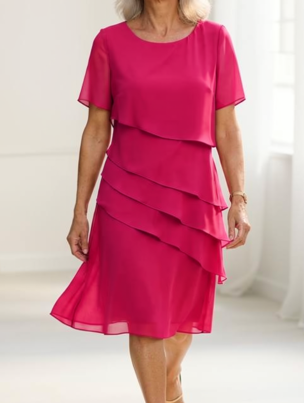 Juliette – Elegantes, fließendes Kleid mit Rüschen