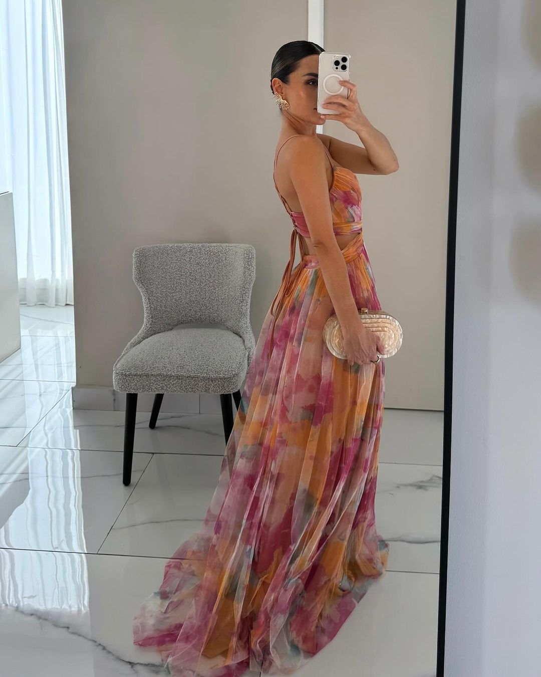 DELIA | Maxi-Robe Eleganz Floral (LIMITIERTE EDITION!)