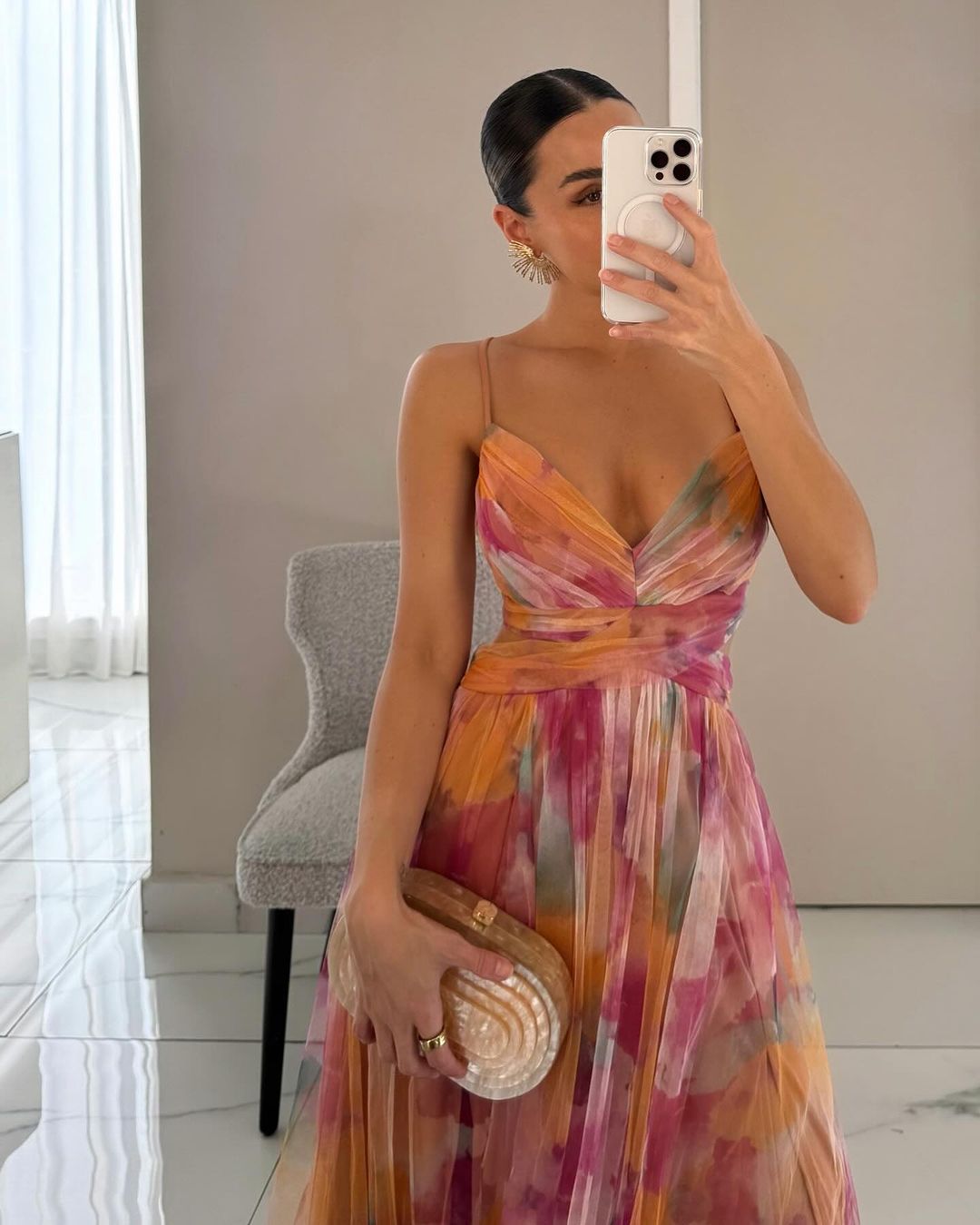 DELIA | Maxi-Robe Eleganz Floral (LIMITIERTE EDITION!)