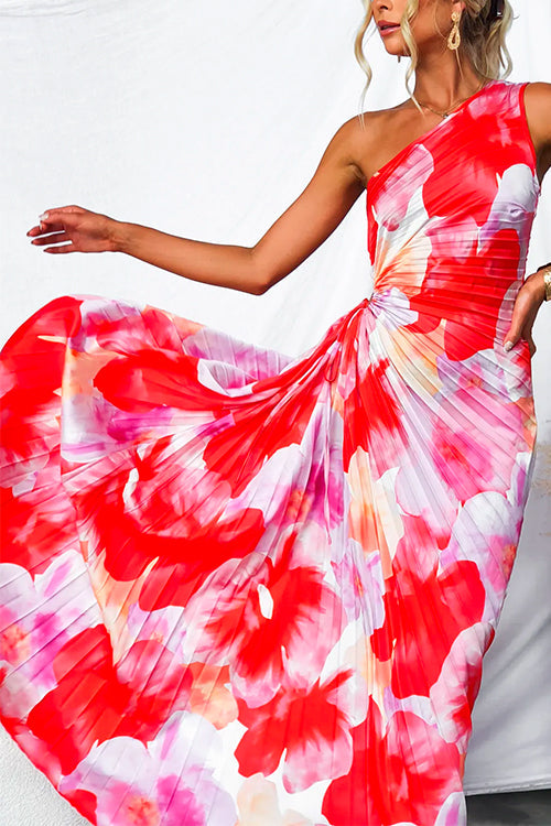 Kacie - Plissiertes Sommerkleid