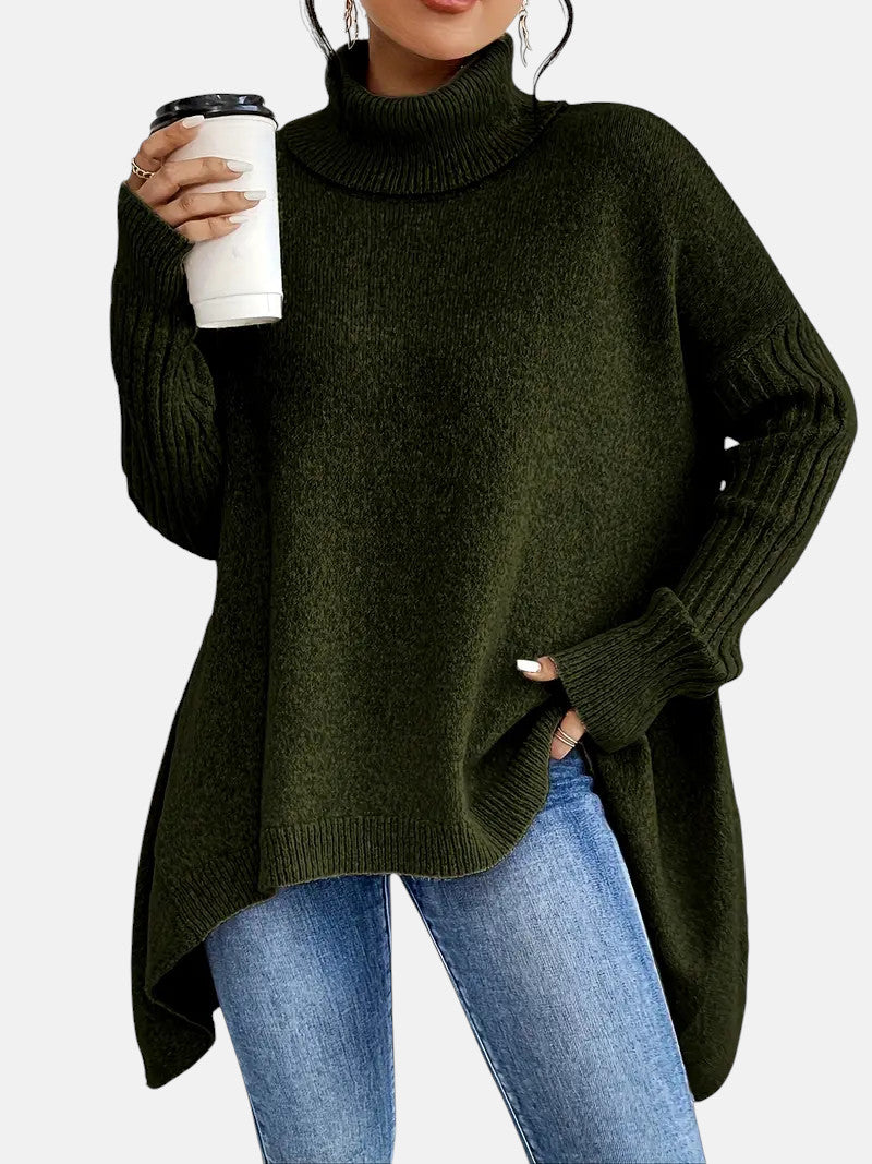 BRIGITTE – LANGER TURTLENECK-PULLOVER