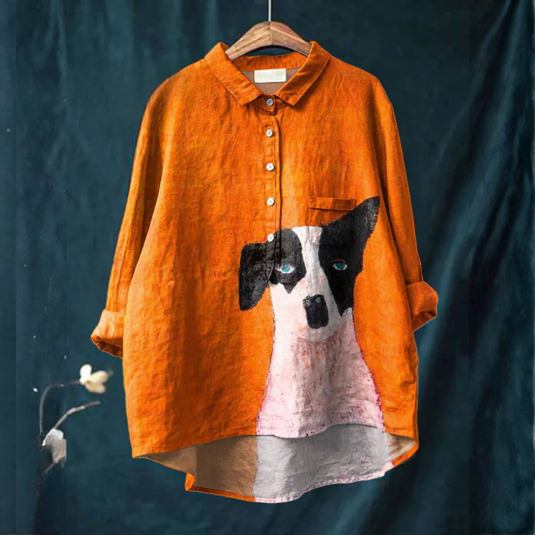 Logan | Künstlerisches Hundedruck-Shirt