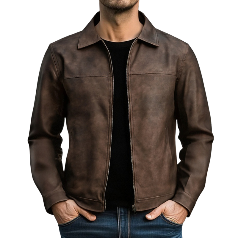 Meyer Basel | Herren Klassische Lederjacke