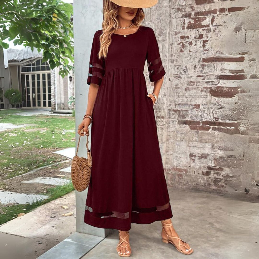 Aubrée – Figurumschmeichelndes Midikleid