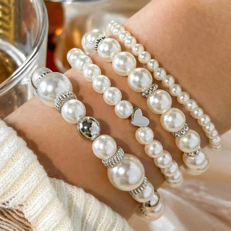 Liebende Perlenarmband™ – Set von 4
