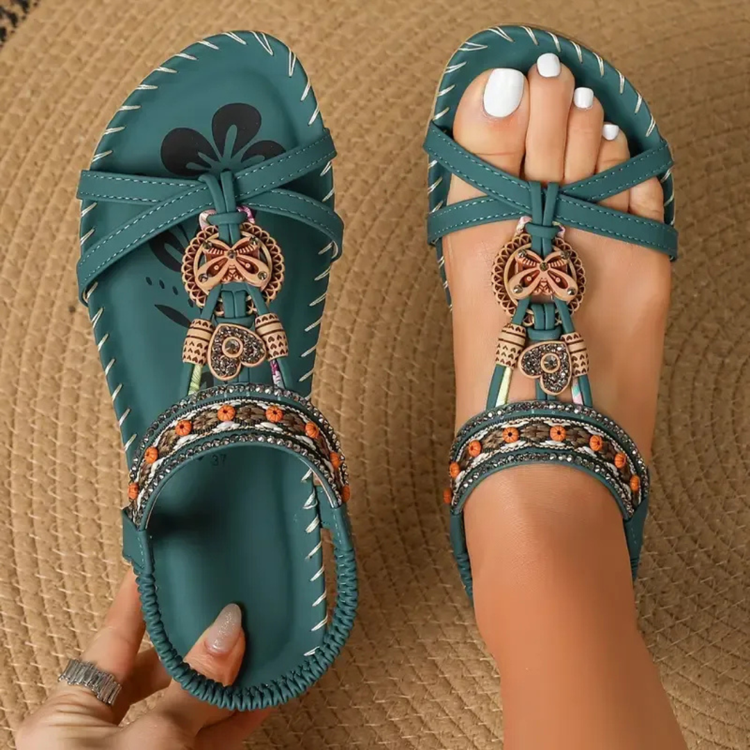 Nada | Sandalen Stil Ibiza, die Komfort und Eleganz vereinen
