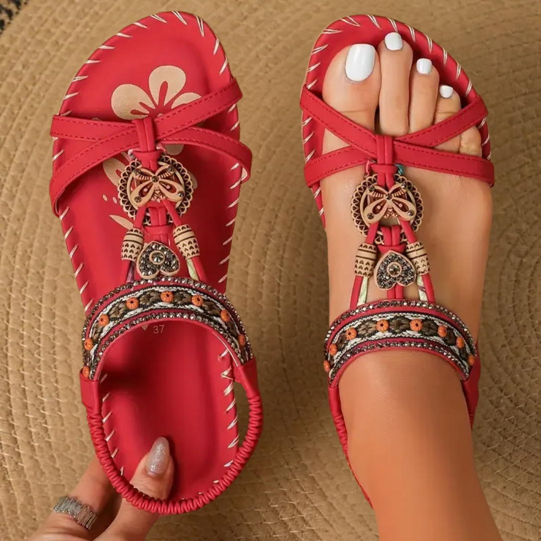 Nada | Sandalen Stil Ibiza, die Komfort und Eleganz vereinen