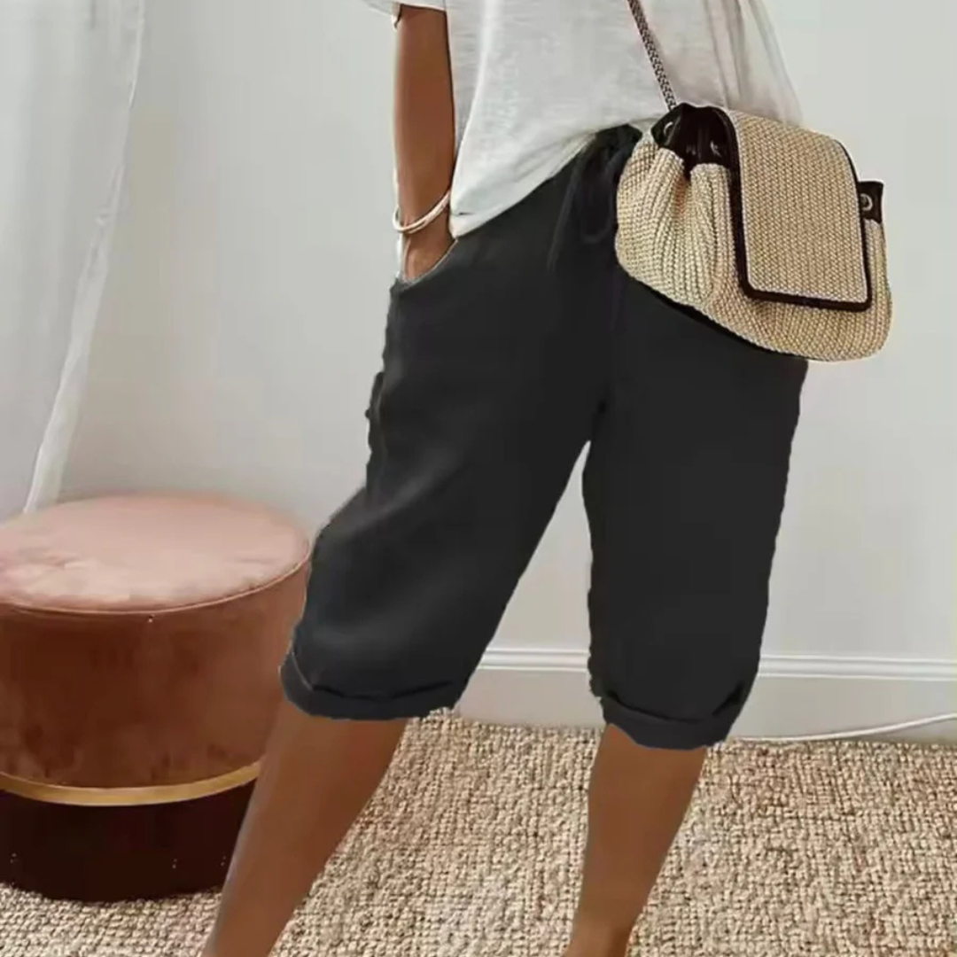 Nathalie™ | Weiche Maßgeschneiderte Capri-Shorts