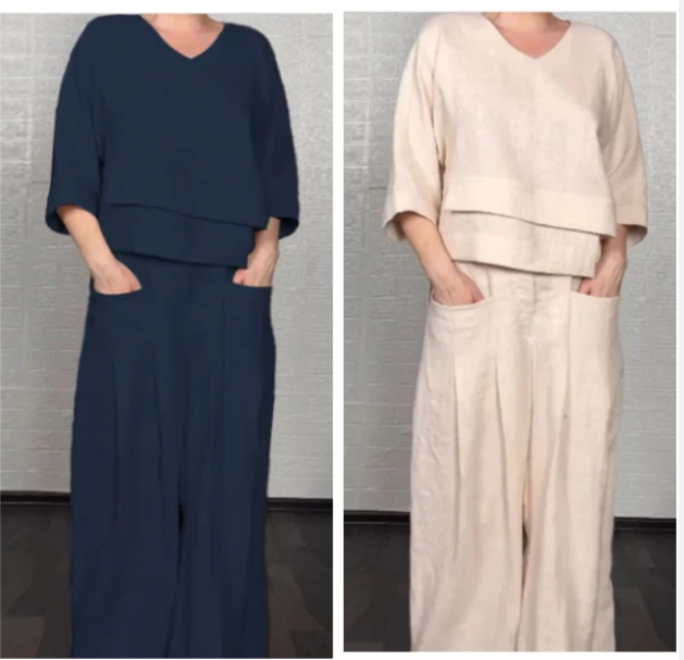 Noa | Minimalistisches, Weites Zweiteiliges Ensemble