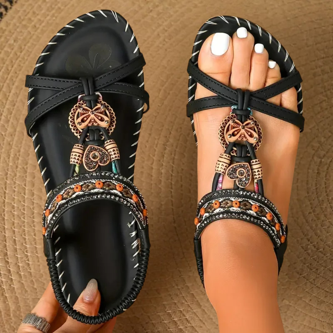 Nada | Sandalen Stil Ibiza, die Komfort und Eleganz vereinen