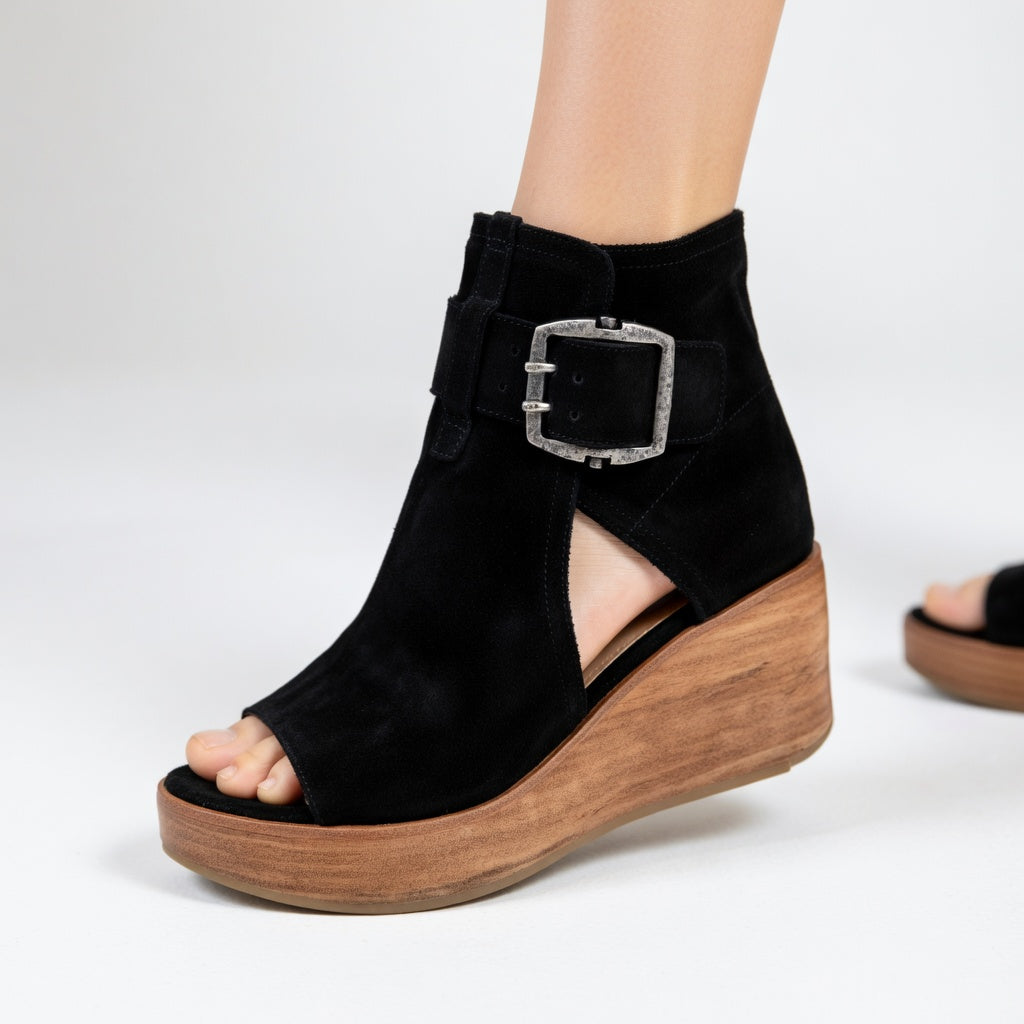 Orélisse™ - Offene Wedge-Stiefeletten im modernen Stil
