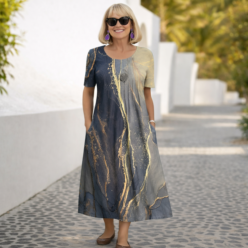 Robin | Florales Midi-Kleid