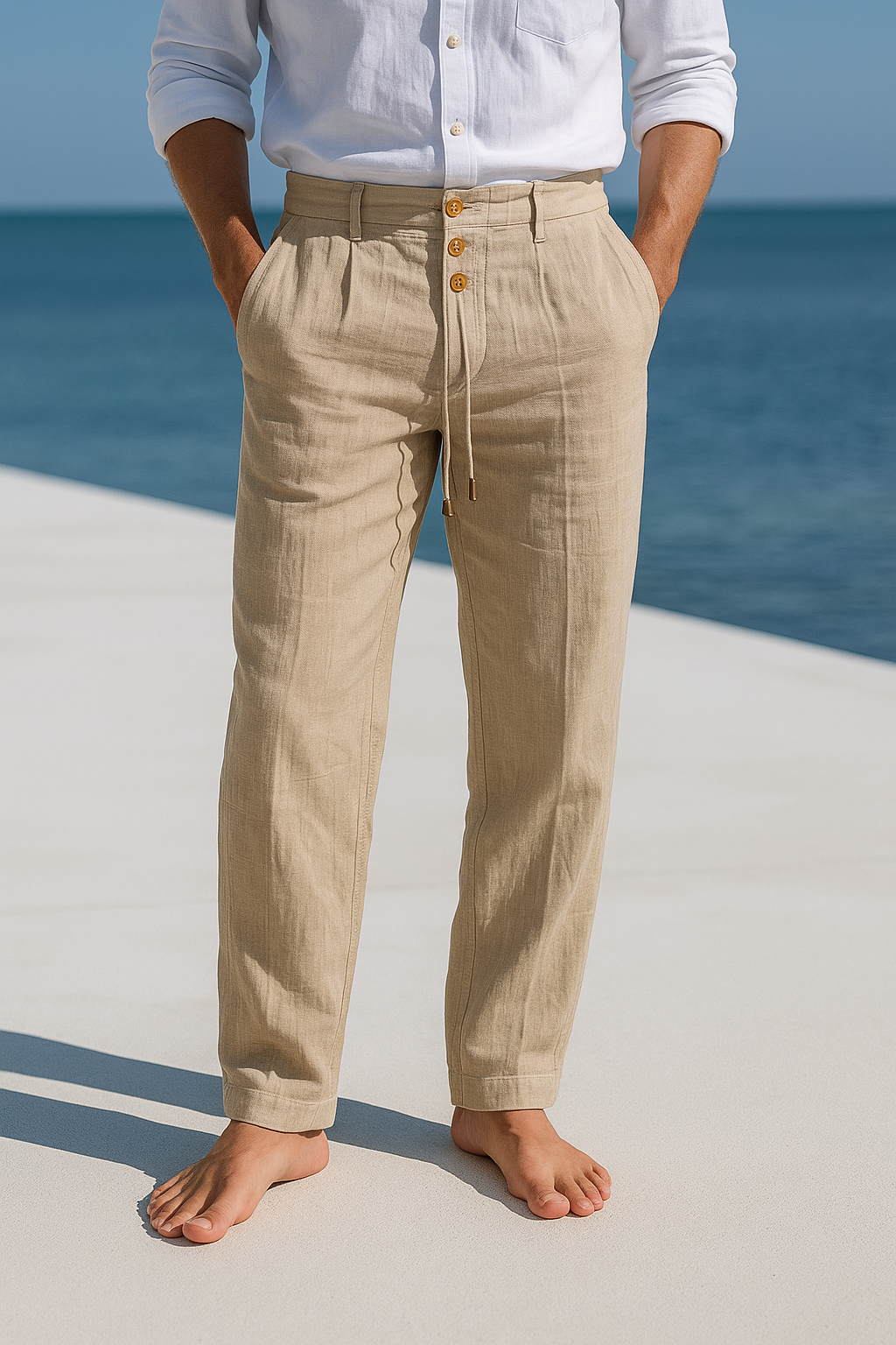 MATTEO | LEICHTE LINEN-SOMMERHOSE