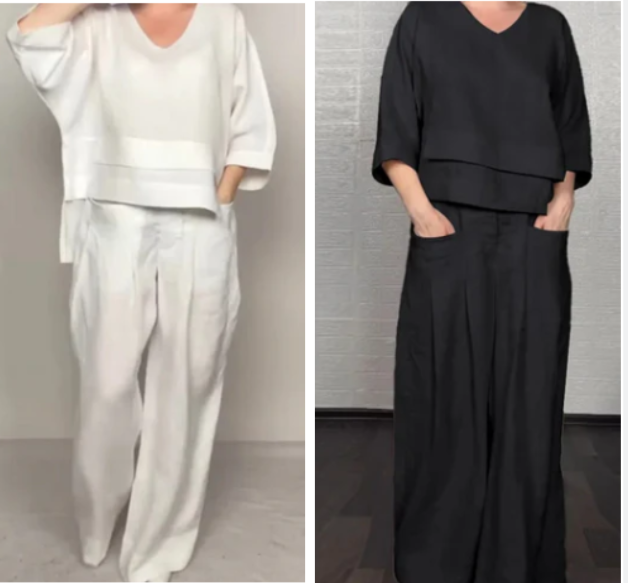 Noa | Minimalistisches, Weites Zweiteiliges Ensemble