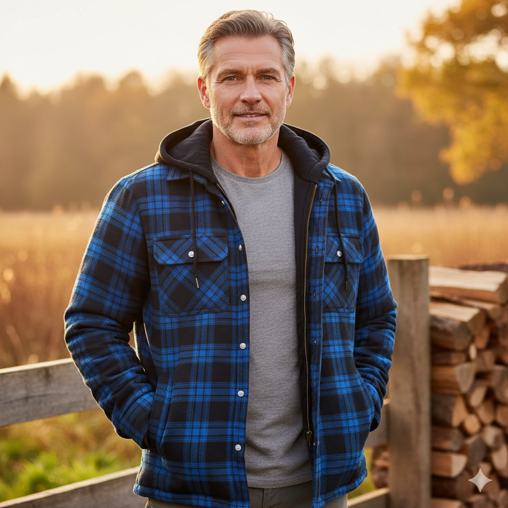 Arend – Warme Herrenjacke aus Premium-Wollmix