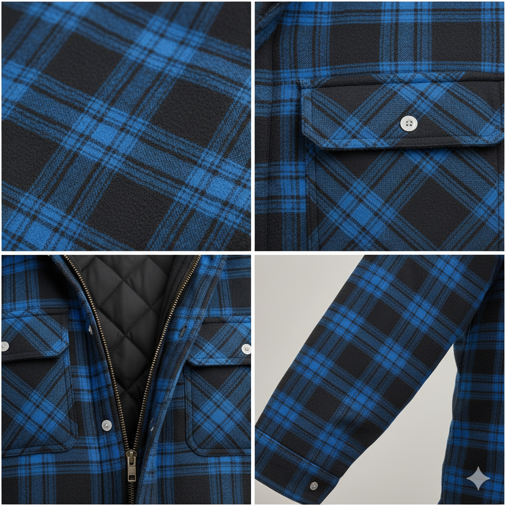 Arend – Warme Herrenjacke aus Premium-Wollmix