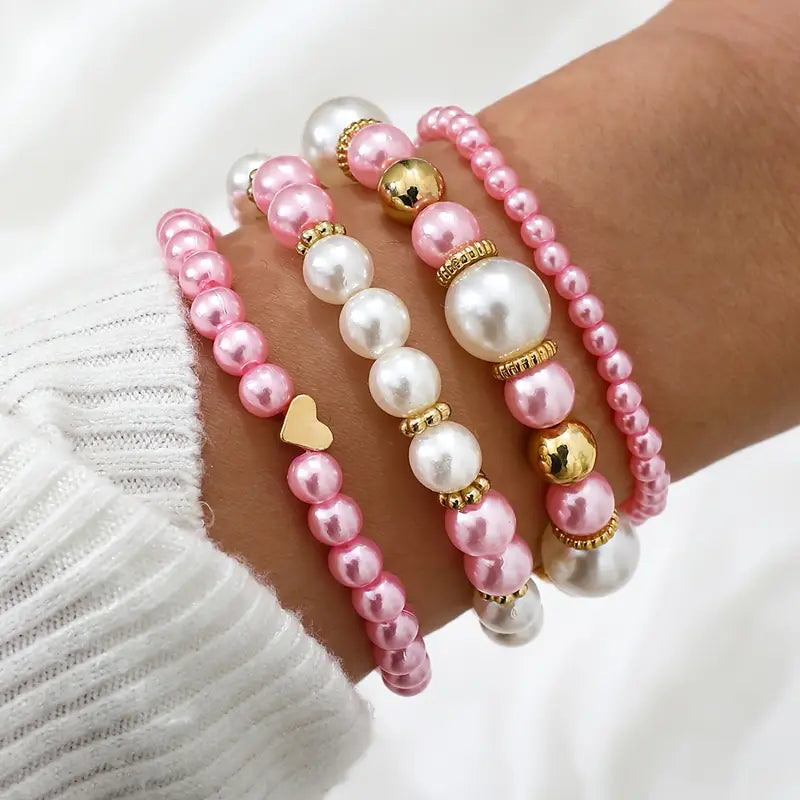 Liebende Perlenarmband™ – Set von 4