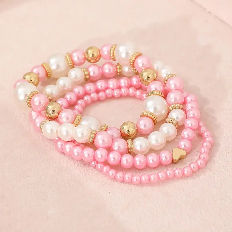 Liebende Perlenarmband™ – Set von 4