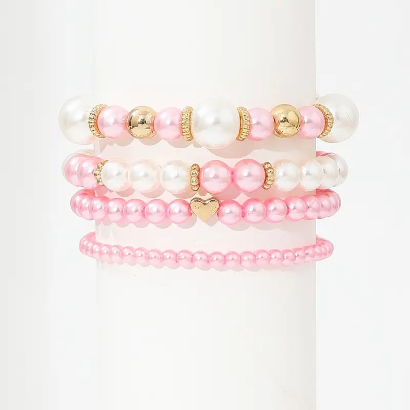 Liebende Perlenarmband™ – Set von 4