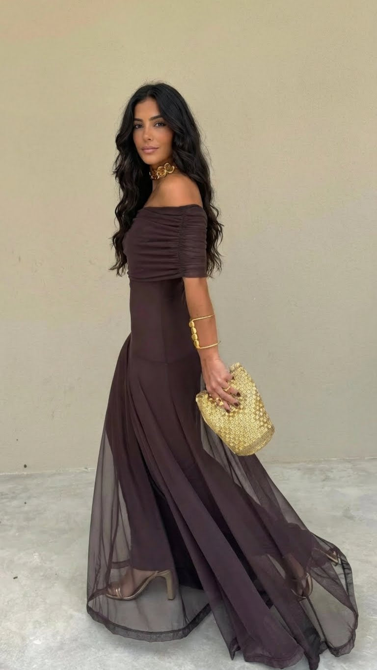 GIORGINA / LANGES DESIGNERKLEID