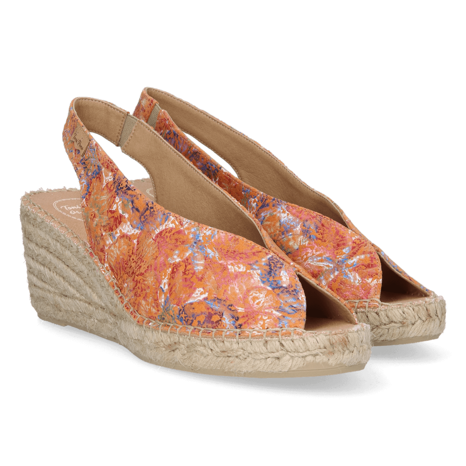 Laila-LL Damen Espadrilles Leder Multi