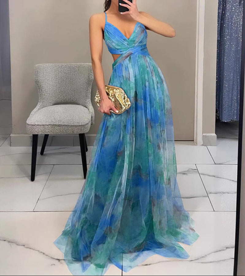DELIA | Maxi-Robe Eleganz Floral (LIMITIERTE EDITION!)