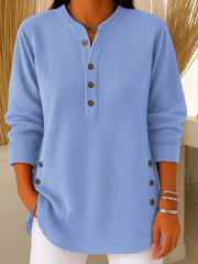 Livia – Pullover mit subtilen Knopfdetails