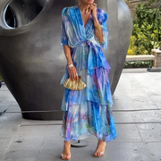Cassia – Elegantes Chiffon-Kleid