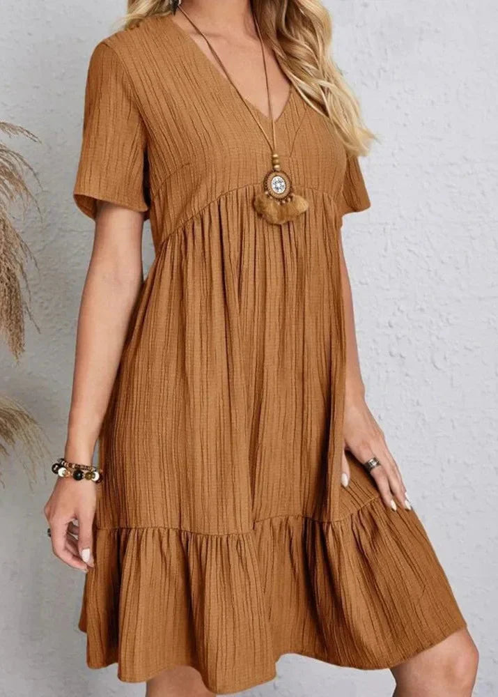 Enora - Elegantes Kleid, das den Bauch schmeichelt