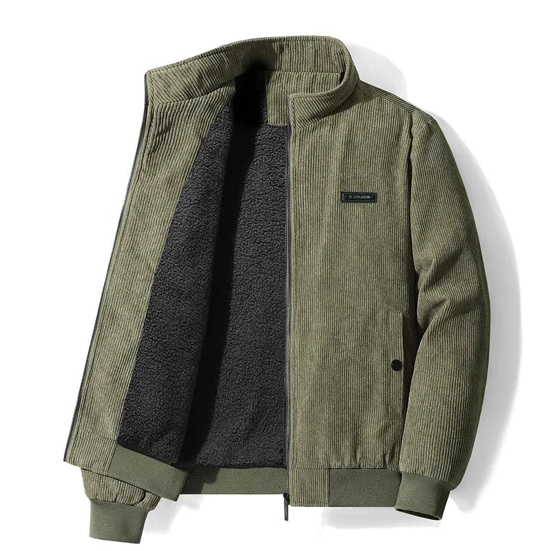 Urs | Cordjacke mit Fleecefutter
