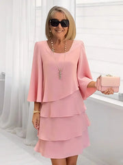 Élise – Elegantes, fließendes Kleid mit Volants