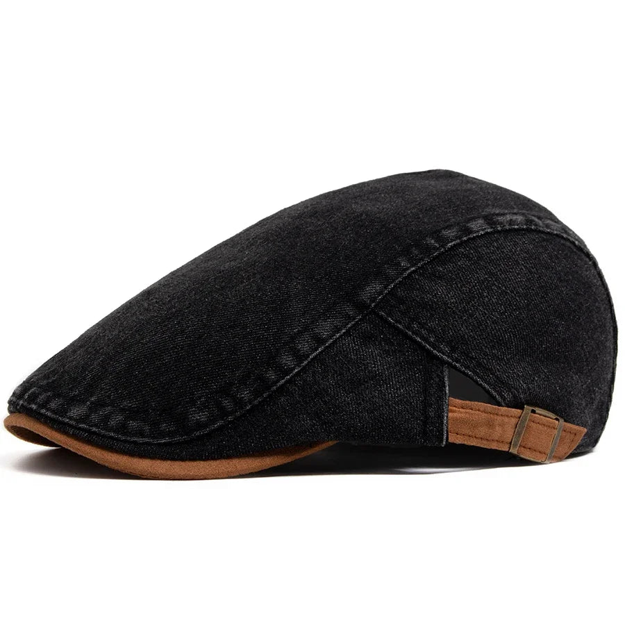 Thijs™ | Premium Denim Schirmmütze – Zeitloser Stil & Täglicher Komfort.
