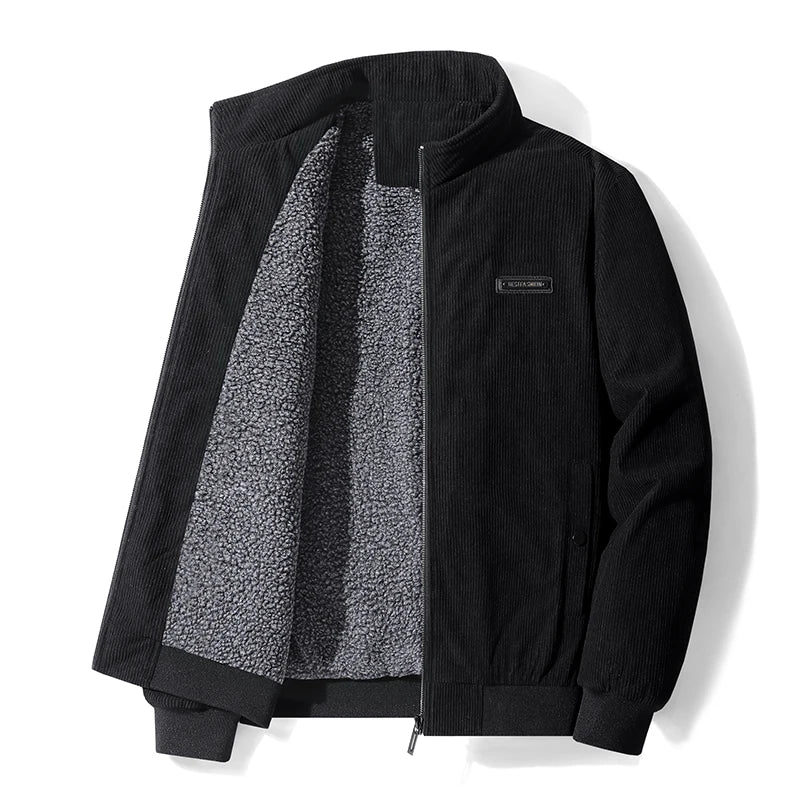 Urs | Cordjacke mit Fleecefutter