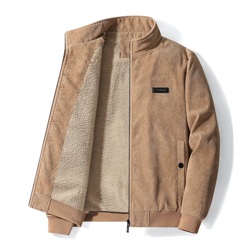 Urs | Cordjacke mit Fleecefutter