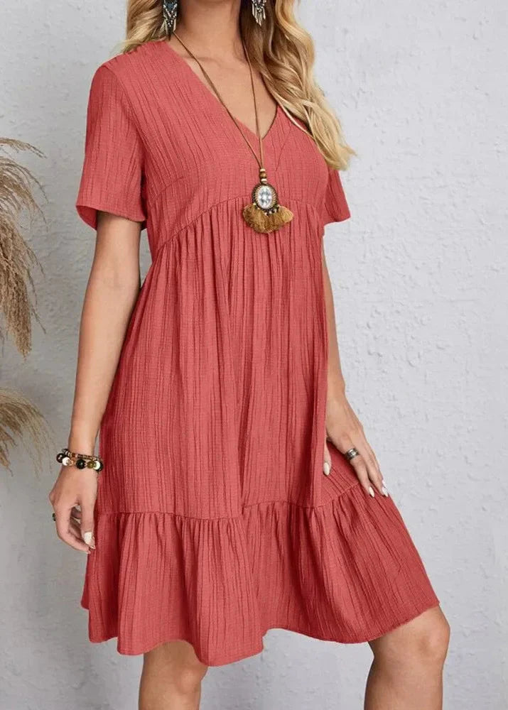 Enora - Elegantes Kleid, das den Bauch schmeichelt