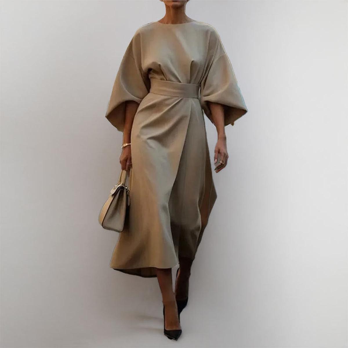 KATARZYNA | MAXIKLEID MIT KIMONOÄRMELN