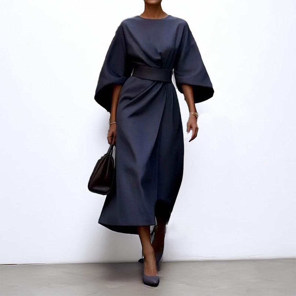 KATARZYNA | MAXIKLEID MIT KIMONOÄRMELN