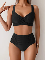 Emma | Hochtailliertes Sommer-Bikini-Set