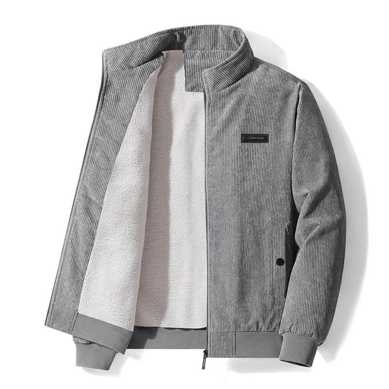 Urs | Cordjacke mit Fleecefutter