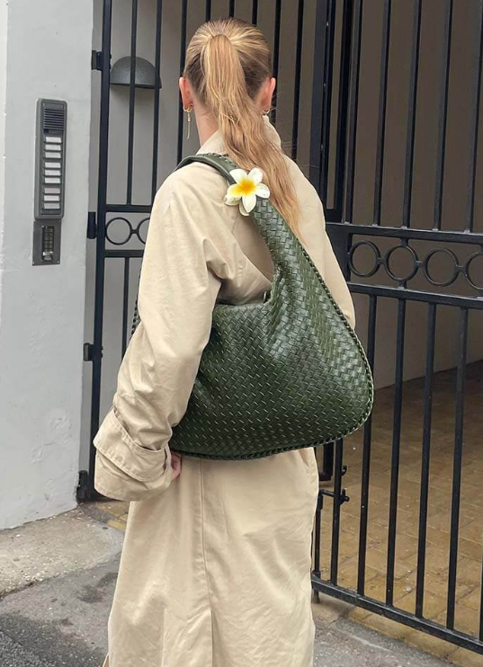 KLARA | XXL Geflochtene Tasche